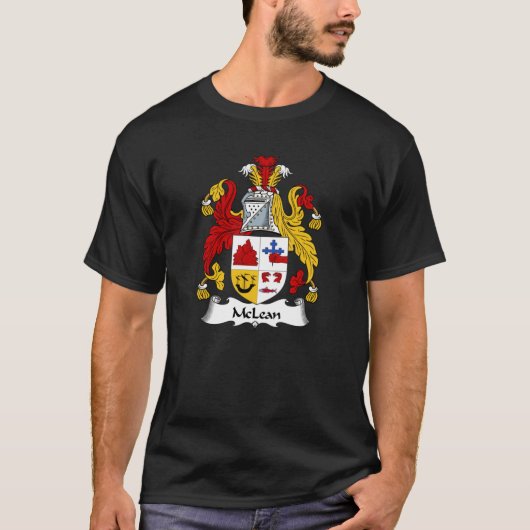 McLean Coat of Arms McLean Family Crest T-shirt (Voorkant)