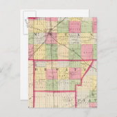 McLean, De Witt, provincie Piatt Briefkaart (Voorkant / Achterkant)