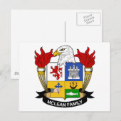 McLean Family Crest Briefkaart (Voorkant / Achterkant)