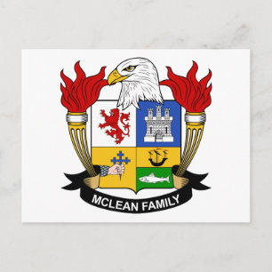 McLean Family Crest Briefkaart