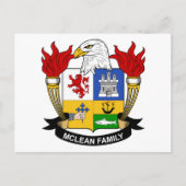 McLean Family Crest Briefkaart (Voorkant)