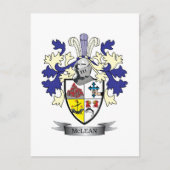 McLean Family Crest Coat of     ArmsTITLE Briefkaart (Voorkant)