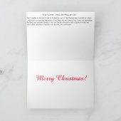 McLean/McLain's Duart Castle Holly Berry Kerstmis Kaart (Binnen)