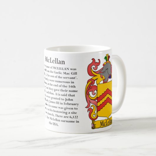 Mclellan the Origin, the Beting and the Crest Koffiemok (Voorkant rechts)