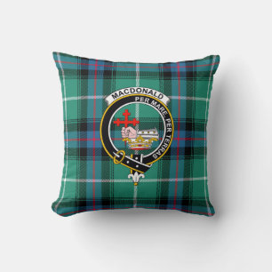 McLeod Clan Tartan, Badge en Motto Kussen