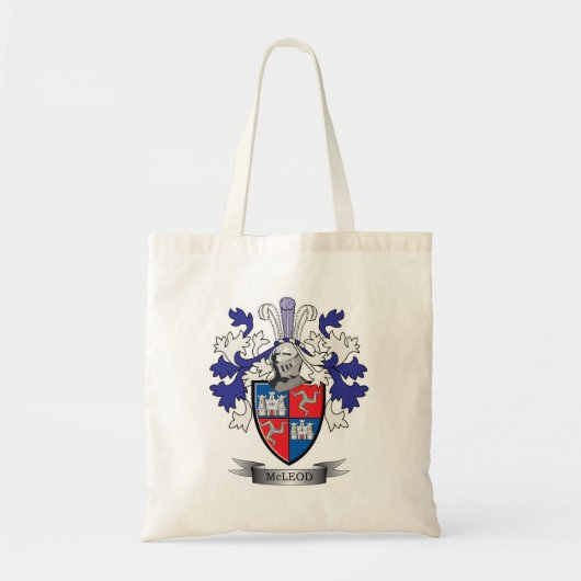 McLeod Family Crest Coat of Arms Tote Bag (Voorkant)