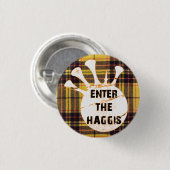 MCLEOD TARTAN BUTTON (Voorkant /achterkant)