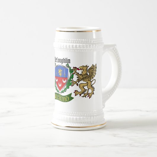 McLoughlin/Loughlin Irish Shield Bierpul (Voorkant rechts)