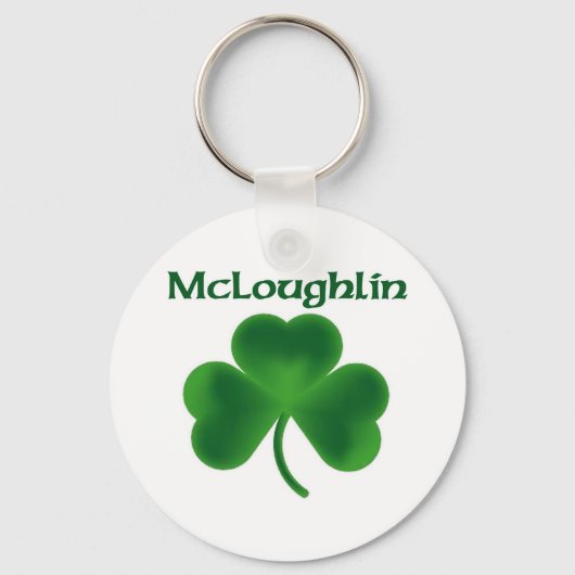 McLoughlin Shamrock Sleutelhanger (Voorkant)