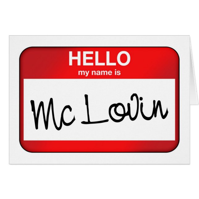 McLovin (Voorkant Horizontaal)