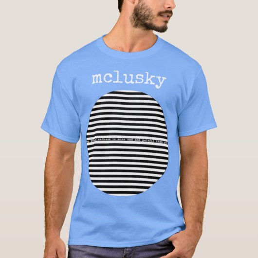 Mclusky vriend vriend t-shirt (Voorkant)
