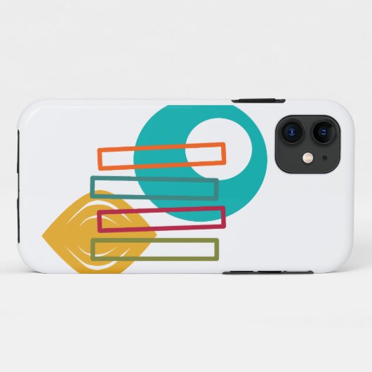 MCM abstract ontwerp Case-Mate iPhone Case (Achterkant (horizontaal))