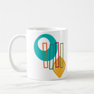 MCM abstract ontwerp Koffiemok