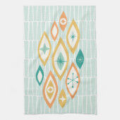 MCM-Abstracte vormen en sterren voor atoomtijdperk Theedoek (Verticaal)