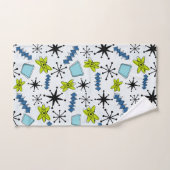 MCM Atomic blauw en groen Bad Handdoek (Handdoek)