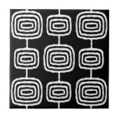 MCM Atomic Rings Abstract Pattern Tegeltje (Voorkant)