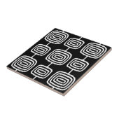 MCM Atomic Rings Abstract Pattern Tegeltje (Zijkant)