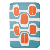 MCM Badmat - Sinaasappel en Blauwgroen (Voorkant Verticaal)