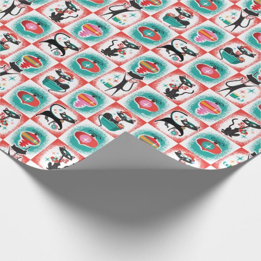 MCM Cats Kerstcadeau inpakpapier (Hoek)