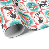 MCM Cats Kerstcadeau inpakpapier (Rol Hoek)