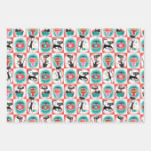 MCM Cats Kerstcadeau inpakpapier Vel (Voorkant)