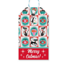 MCM Cats Kerstcadeau Tags