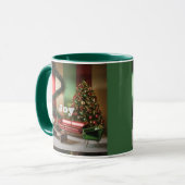 MCM Christmas Joy Green Combo Mug Mok (Voorkant links)