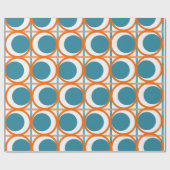 MCM-cirkels en lijnen Cadeaupapier (Vlak)