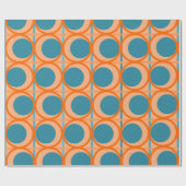 MCM-cirkels en lijnen Cadeaupapier (Vlak)