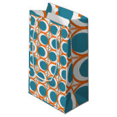 MCM-cirkels en lijnen Klein Cadeauzakje (Voorkant Gekanteld)