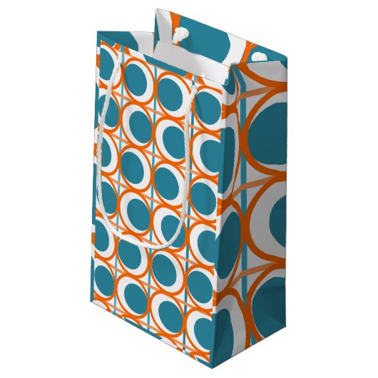 MCM-cirkels en lijnen Klein Cadeauzakje (Achterkant Gekanteld)