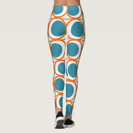 MCM-cirkels en lijnen Leggings (Achterkant)