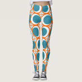 MCM-cirkels en lijnen Leggings (Voorkant)