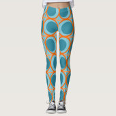 MCM-cirkels en lijnen Leggings (Voorkant)