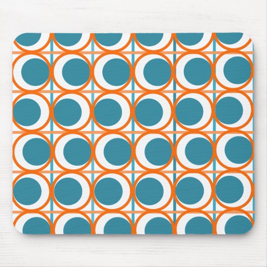 MCM-cirkels en lijnen Muismat (Voorkant)