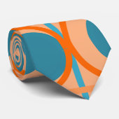 MCM-cirkels en lijnen Stropdas (Opgerold)