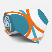 MCM-cirkels en lijnen Stropdas (Opgerold)