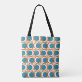 MCM-cirkels en lijnen Tote Bag (Achterkant)