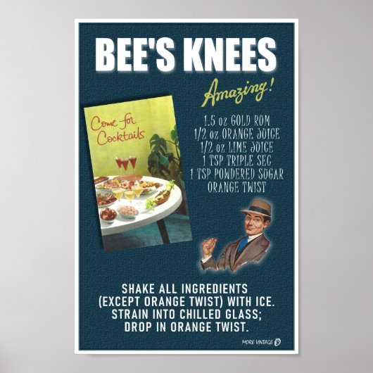MCM COCKTAIL RECIPE  POSTER (Voorkant)