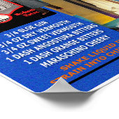 MCM COCKTAIL RECIPE 'SAN FRANCISCO' POSTER (Hoek)