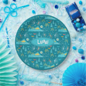 MCM Diamond Head Fireworks Party Papieren Bordje (Feest)