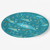 MCM Diamond Head Fireworks Party Papieren Bordje (Gekanteld)