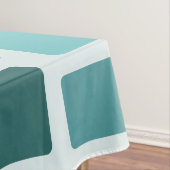 MCM Disarrayed Bricks Aquamarine Tafelkleed (Voorbeeld)