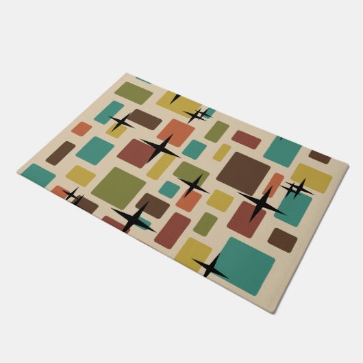 MCM Disarrayed Bricks Multicolored Deurmat (Schuin)