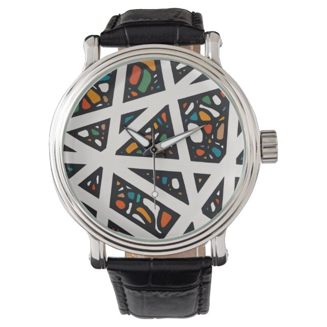 MCM-Engelen in kleur Horloge (Voorkant)