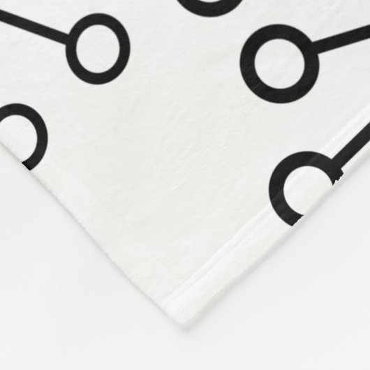 MCM Flowers Fleece Deken (Hoek)