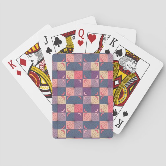MCM Flowers Poker Card Deck Pokerkaarten (Achterkant)
