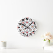 MCM Flowers Ronde Klok (Huis)