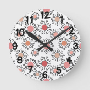 MCM Flowers Ronde Klok