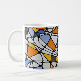 MCM geïnspireerde koffiemok met reflecties